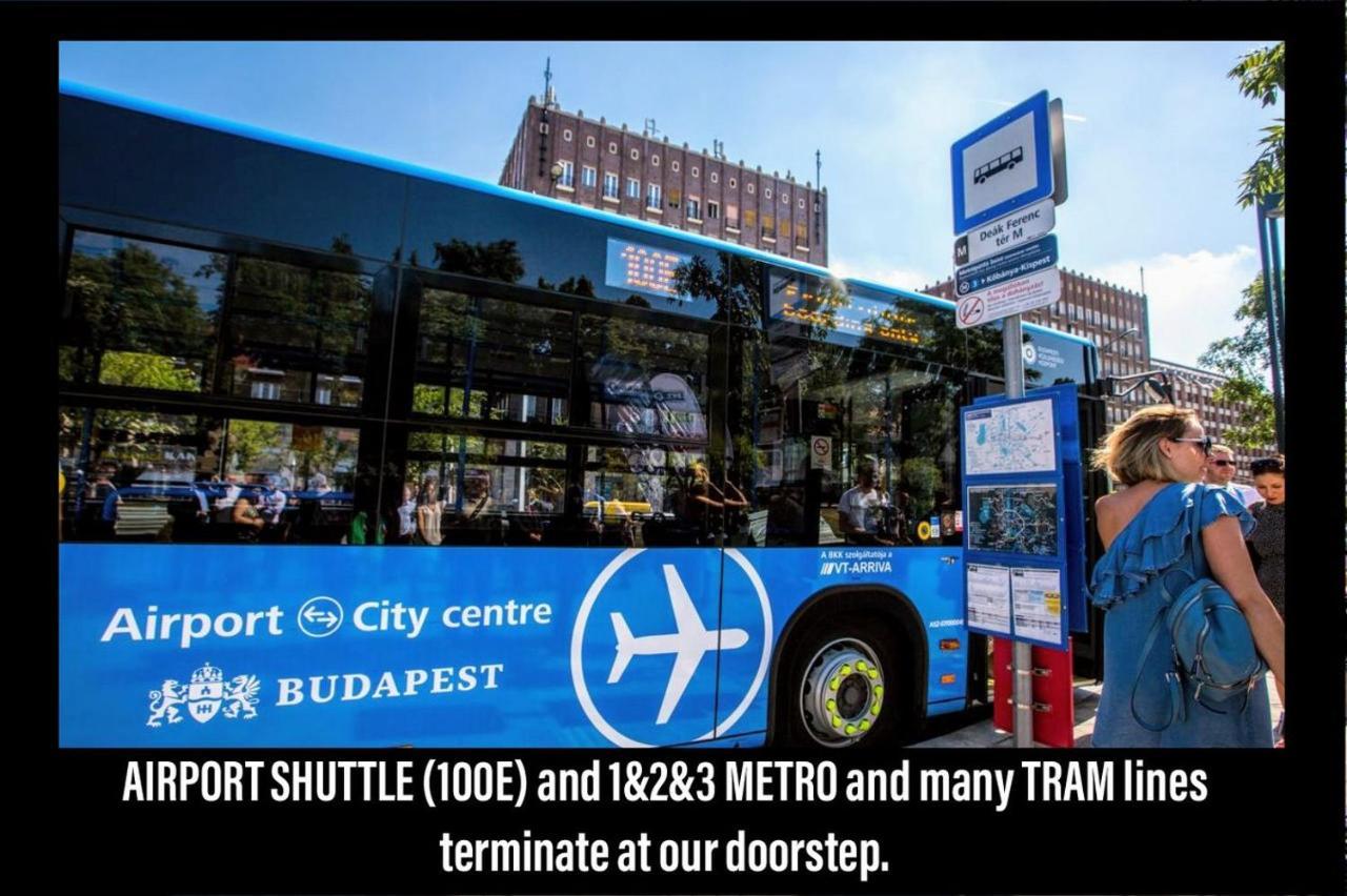 Economy Downtown Design Apartments - Free Parking - Balcony - Super Puplic Transport - Ac Budapest Ngoại thất bức ảnh